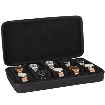 Organisateur de boîte de montres pour hommes ou femmes, étui de voyage portable pour montres, présentoir de montres pour montres-bracelets et montres connectées