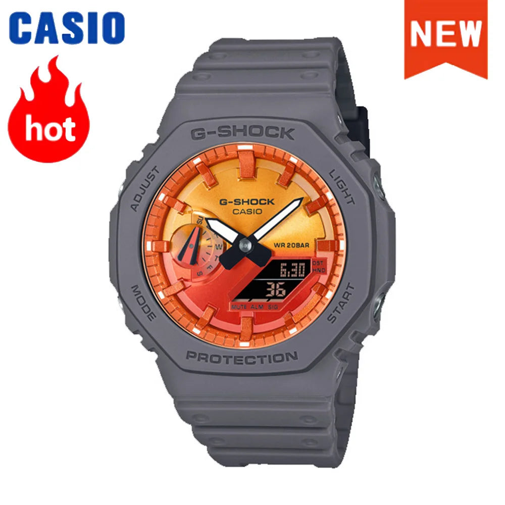 2026 Nouvelle série Casio GM-2100 tendance couleur dopamine montre de sport G-SHOCK montre de couple multifonctionnelle article de mode de luxe