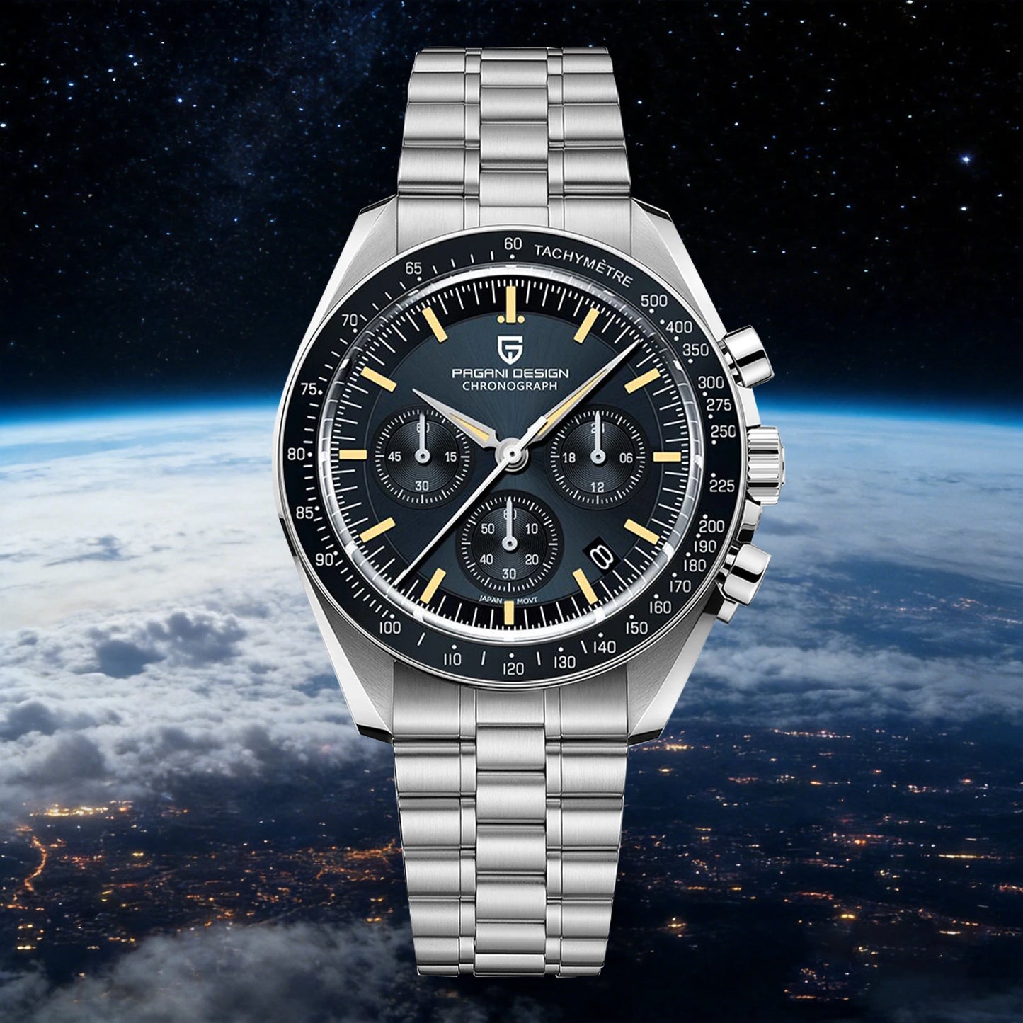 Montres à Quartz De Luxe Rétro PAGANI DESIGN 2026 Hommes Hommage CK2998 Moon Watch Chronographe Sport en Acier Inoxydable Pour Homme