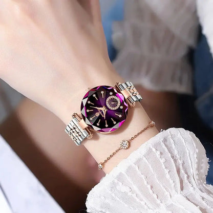 POEDAGAR Luxury Elegant Ladies Wristwatch Waterproof Stainless Steel Quartz Watches For Woman Simple Casual Dress Women's Watch