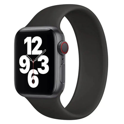 Solo Loop silicone for apple Watch Bands 40mm 44mm 45 41 49mm 42mm 46mm 38 bracelet iwatch series 11 10 9 8 7 6 se3 ultra2 strap