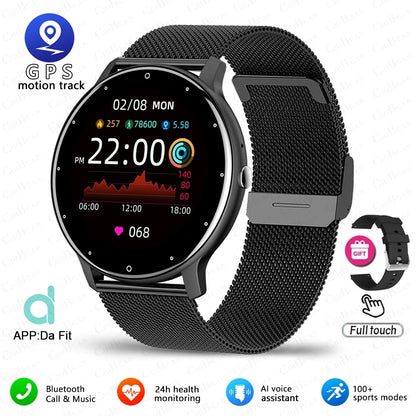 Montre connectée ultra-fine 2026 pour homme avec plus de 100 modes sportifs, surveillance de la fréquence cardiaque, assistant vocal IA, appels Bluetooth