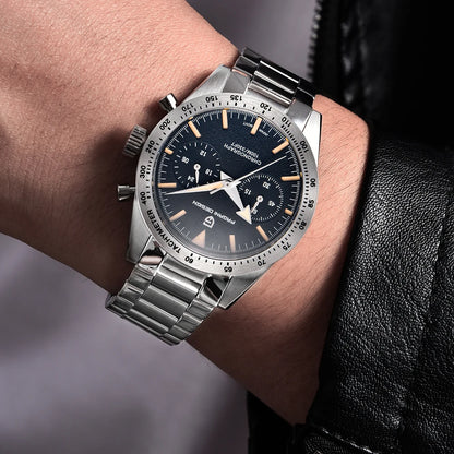 2026 Nouvelle montre homme rétro PAGANI DESIGN Montre à quartz phase de lune pour homme Chronographe sport de vitesse saphir AR VK64 Horloge Reloj Hombre