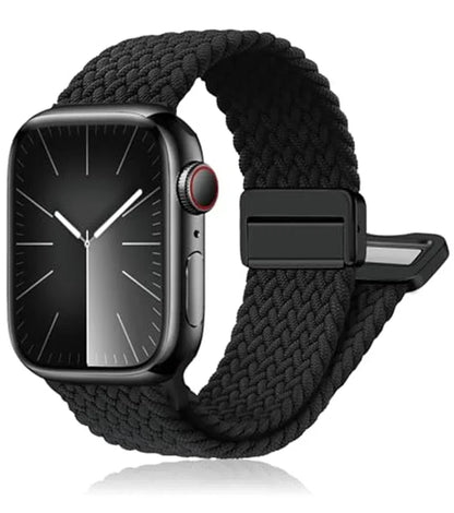 Braided Strap For Apple Watch Band 44mm 40mm 45mm 49mm 41mm 38 buckle Bracelet iWatch Series se 7 3 6 8 9 Ultra 2 Magnetic Band