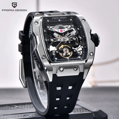 ChronoState Urban Skeleton Automatic Stainless Steel Watch for Men