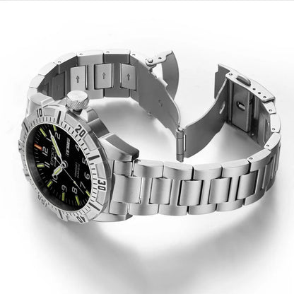 EPOCH AB6020G Montre Militaire Sport Montre-Bracelet à Quartz Tubes Luminescents