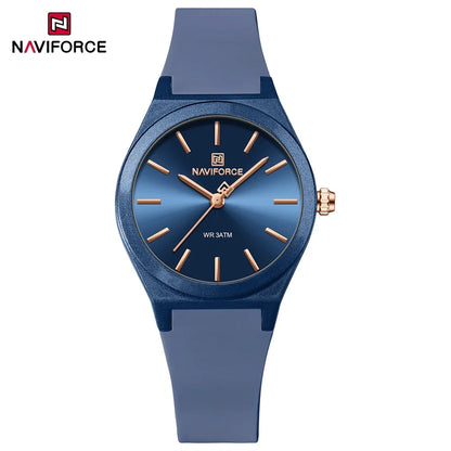 Montres NAVIFORCE NF5056 pour femmes, bracelet en silicone souple de haute qualité