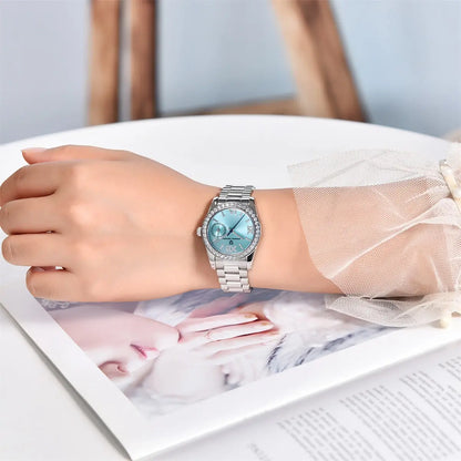PAGANI DESIGN 2025 Nouvelle Montre-bracelet pour femme 32MM Montre à Quartz de Luxe Élégante pour Femme Montres Étanche Tendance Horloge Saphir
