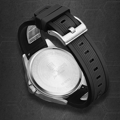 NAVIFORCE NF9248T Business Casual Silicone Strap Watch
