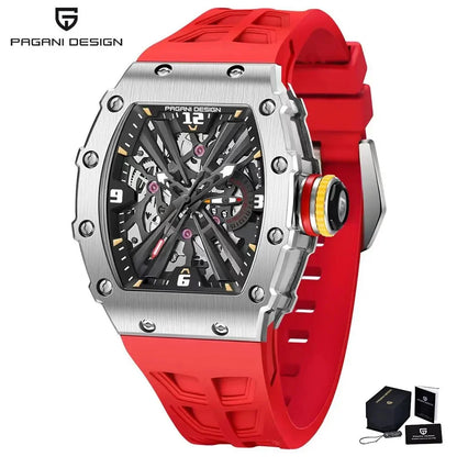 ChronoState Silver Phantom VH65 Skeleton Quartz Watch for Men