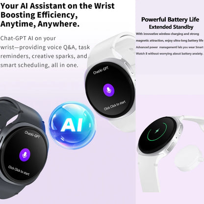 Nouvelles Montres 2025 8 Mini GPS Track Montre Connectée Intelligente Pour Hommes Femmes Santé Sport AMOLED Fréquence Cardiaque Appel Bluetooth Montre Connectée Étanche