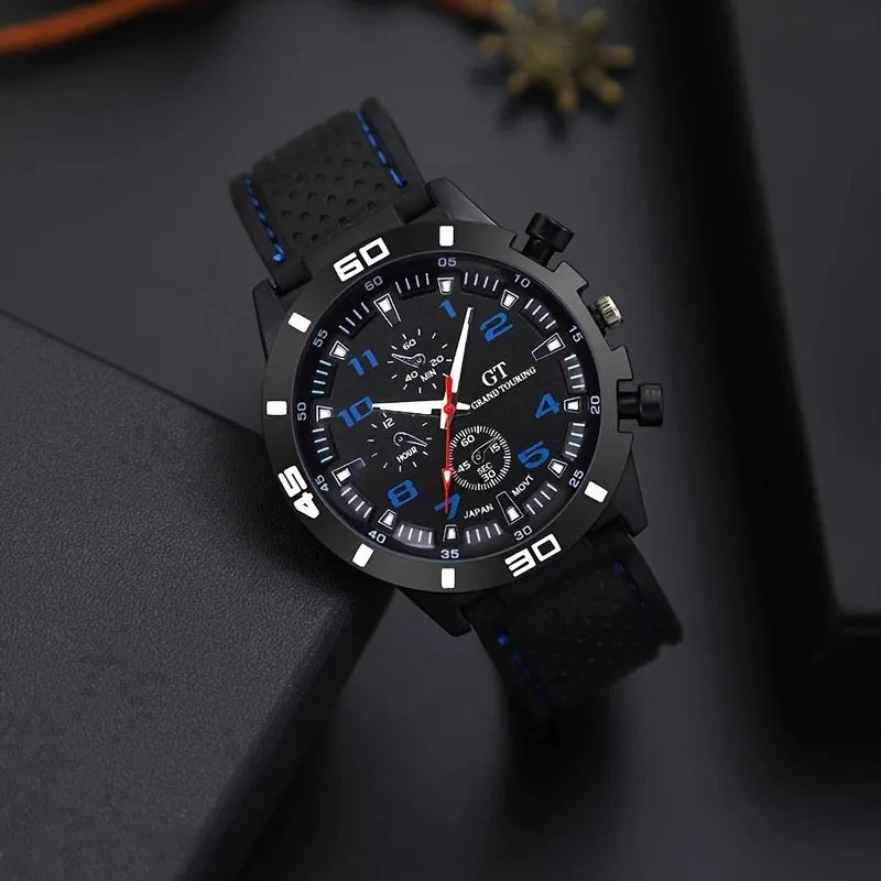 5-Piece Men's Watch Set Collection