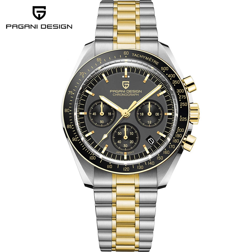 2026 New PAGANI DESIGN Tribute to CK2998 Moon Watch Retro Luxury Quartz Watches For Men Stainless steel Sport Chronograph Man
