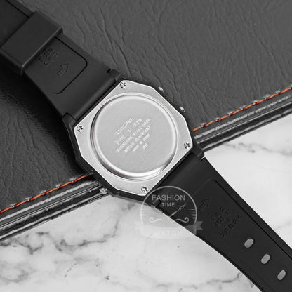 Montre Casio homme, ensemble de luxe, militaire, LED, montre numérique, sport, étanche, montres neutres