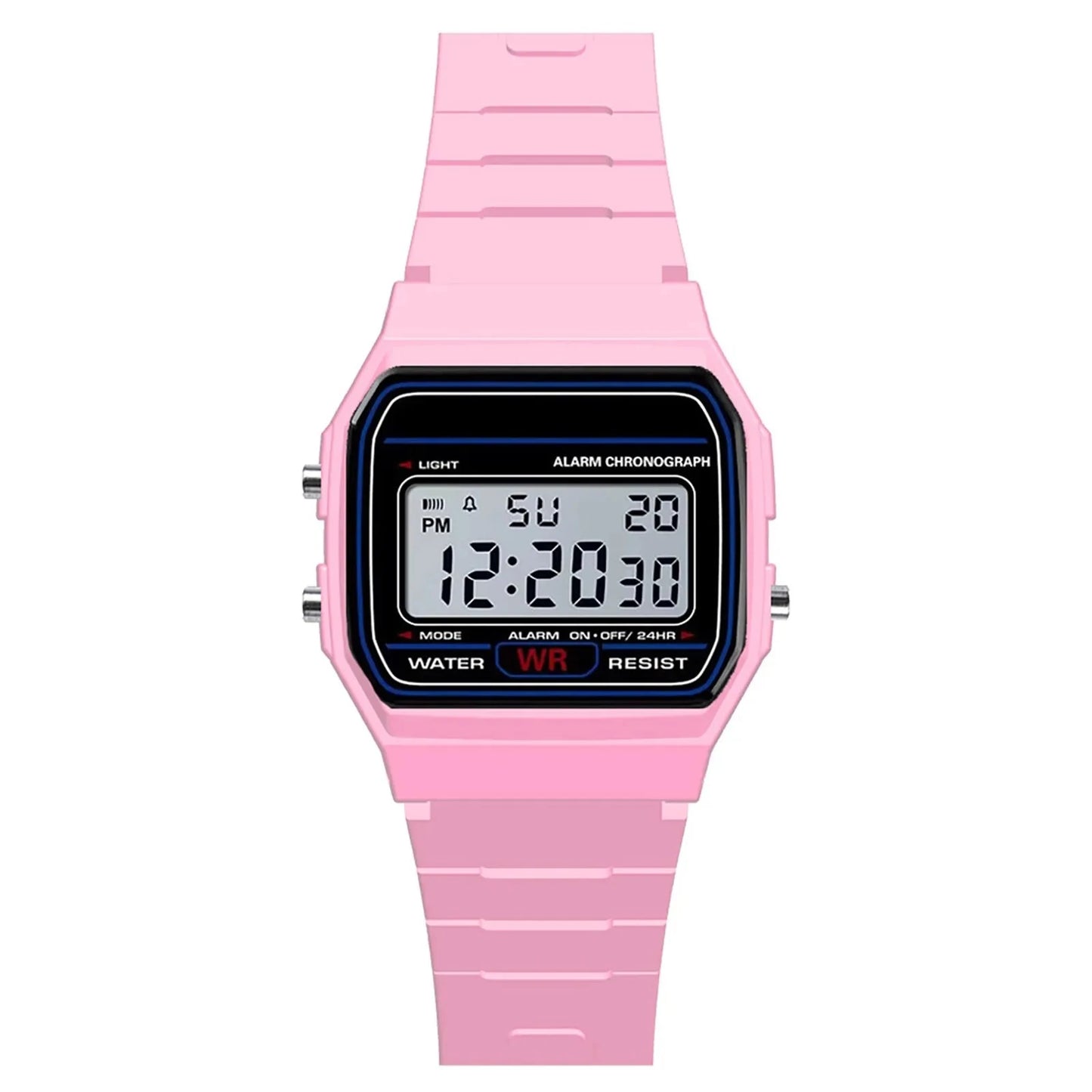 Montre de sport de luxe analogique et numérique militaire pour homme, étanche, avec LED, pour enfants et femmes, avec bracelet et alarme