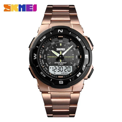 SKMEI 1370 Full Steel Business Watch Relogio Masculino