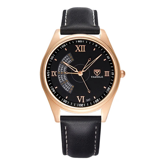 ChronoState YAZOLE – Luxury Quartz Men’s Watch | Classic Business Analog Wristwatch