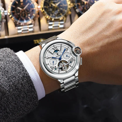 ChronoState Executive Tourbillon Automatic Luxury Business Watch for Men