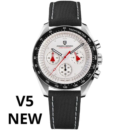 PAGANI DESIGN 2026 Nouvelles Montres Homme Montre de Luxe à Quartz Pour Homme Chronographe Rapide à Date Automatique Bracelet Saphir AR