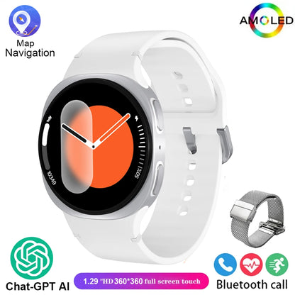 Nouvelles Montres 2025 8 Mini GPS Track Montre Connectée Intelligente Pour Hommes Femmes Santé Sport AMOLED Fréquence Cardiaque Appel Bluetooth Montre Connectée Étanche