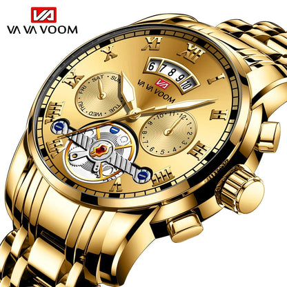 Relogio Masculino Top Brand Stainless Steel Luminescence 3Bar