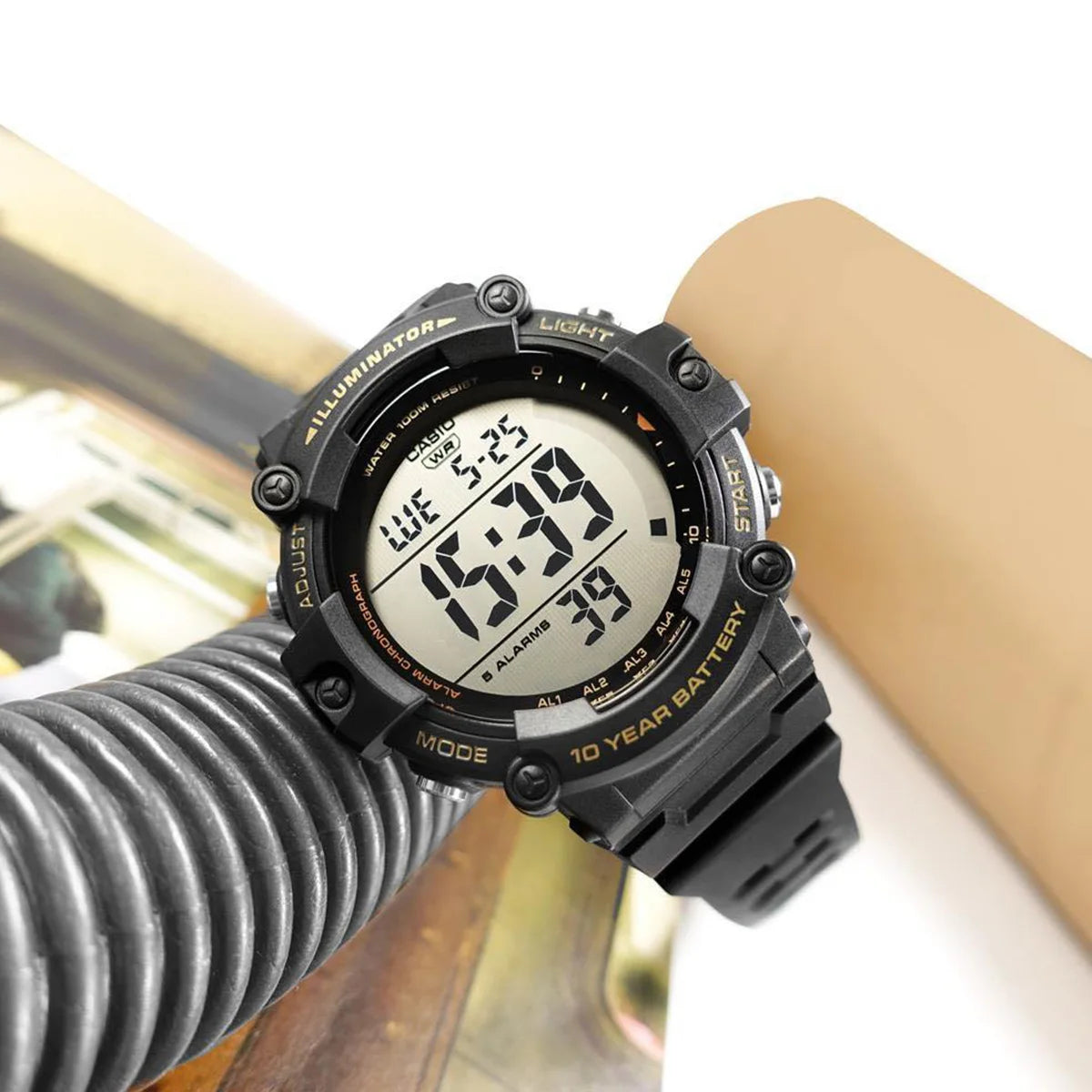 Casio AE-1500WHX digital watch with large display and multifunction features