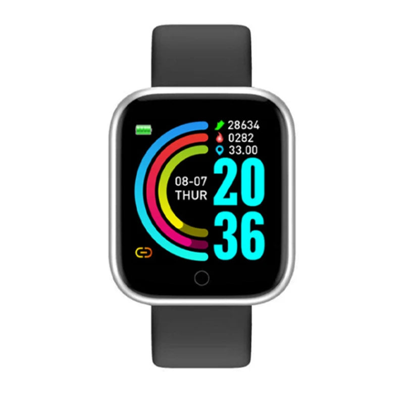 Multi-color Smart Watch For Children Boy Girl Fashion LED Digital Wrist Watches Silicone Strap Sport Watch Men Women Bracelet
