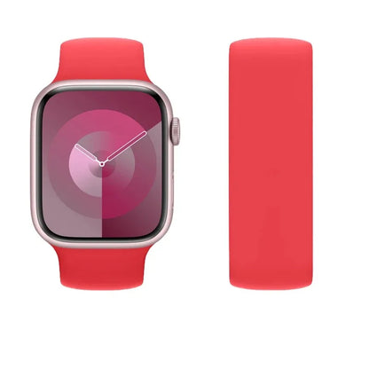 Solo Loop silicone for apple Watch Bands 40mm 44mm 45 41 49mm 42mm 46mm 38 bracelet iwatch series 11 10 9 8 7 6 se3 ultra2 strap