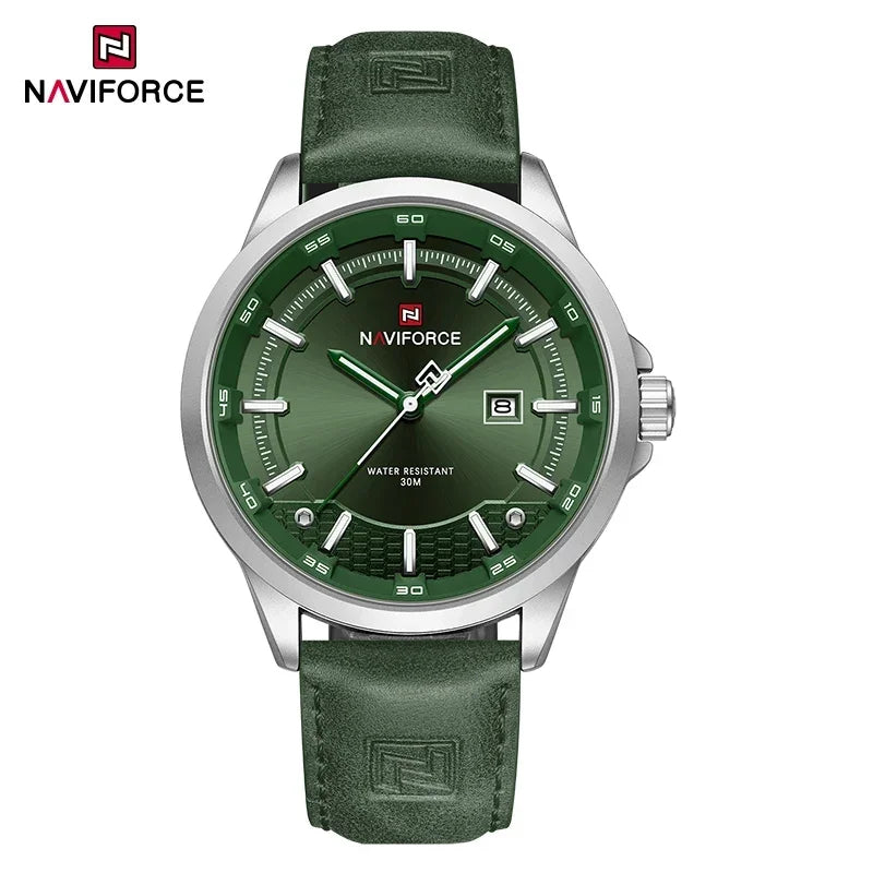 Montres Homme NAVIFORCE Montres-bracelets à Quartz Lumineuses Étanche Calendrier Business Horloges Cadeau Relogio Masculino 2025