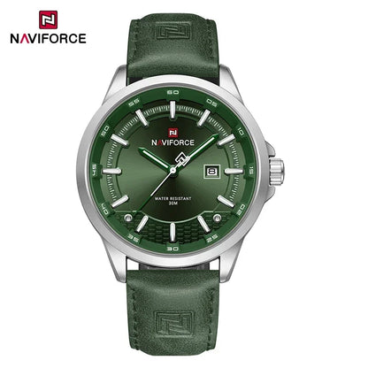 Montres Homme NAVIFORCE Montres-bracelets à Quartz Lumineuses Étanche Calendrier Business Horloges Cadeau Relogio Masculino 2025