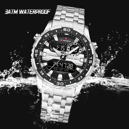 NAVIFORCE NF9234 Analog Digital Dual Time Watch