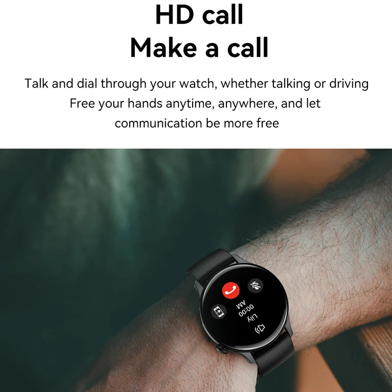 Nouvelle montre intelligente AMOLED True 2026 pour femmes, écran toujours allumé, résolution 466*466 HD, suivi de santé, appels vocaux, NFC, Smartwatch pour femmes