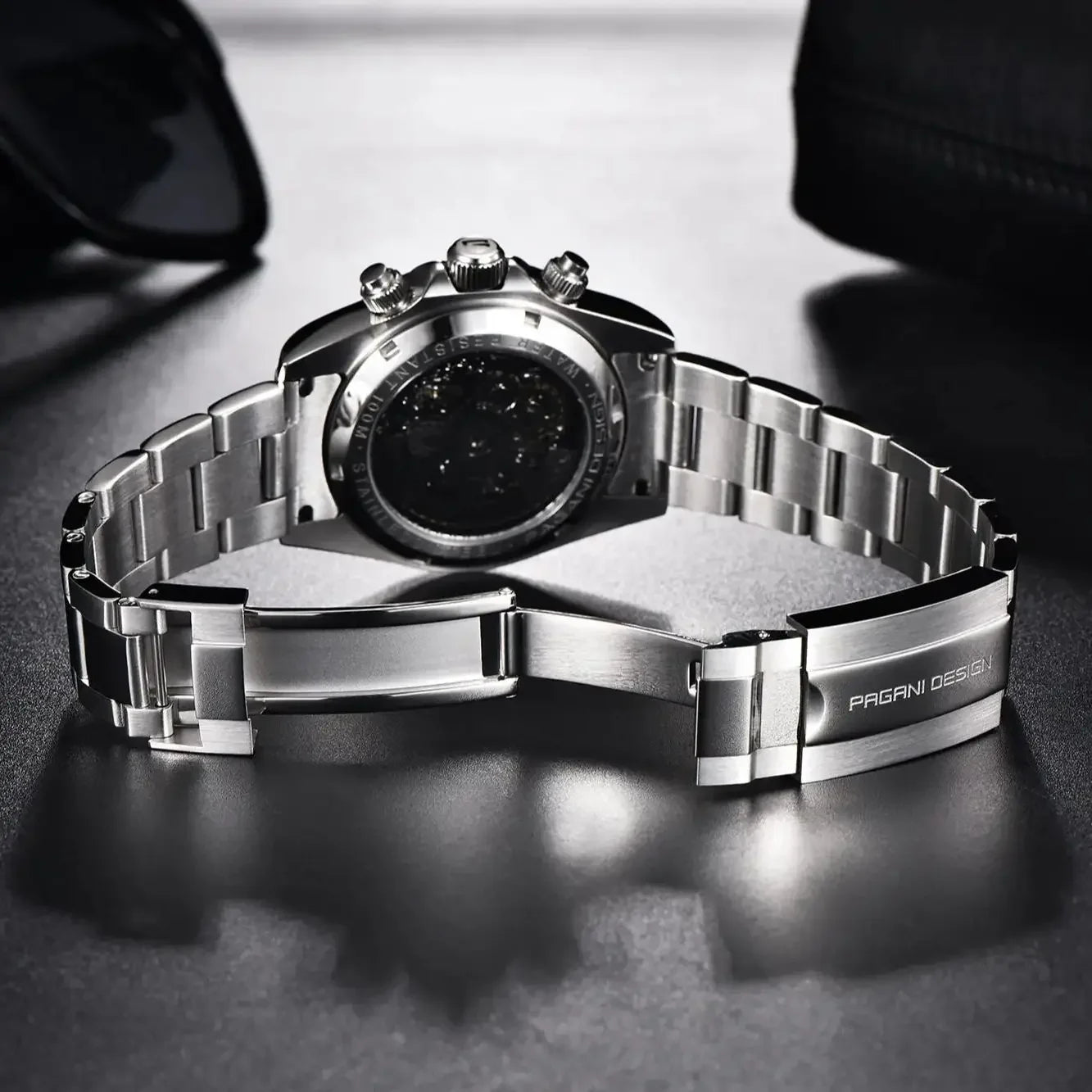 PAGANI DESIGN Montre Automatique Mécanique Homme Acier Inoxydable Étanche Sport 10 Bar Montre Décontractée de Luxe pour Hommes Reloj Hombre