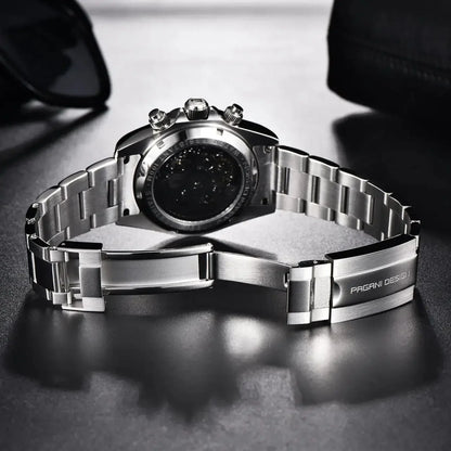 PAGANI DESIGN Montre Automatique Mécanique Homme Acier Inoxydable Étanche Sport 10 Bar Montre Décontractée de Luxe pour Hommes Reloj Hombre