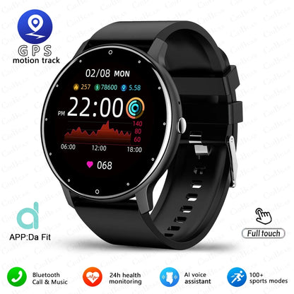 Montre connectée ultra-fine 2026 pour homme avec plus de 100 modes sportifs, surveillance de la fréquence cardiaque, assistant vocal IA, appels Bluetooth