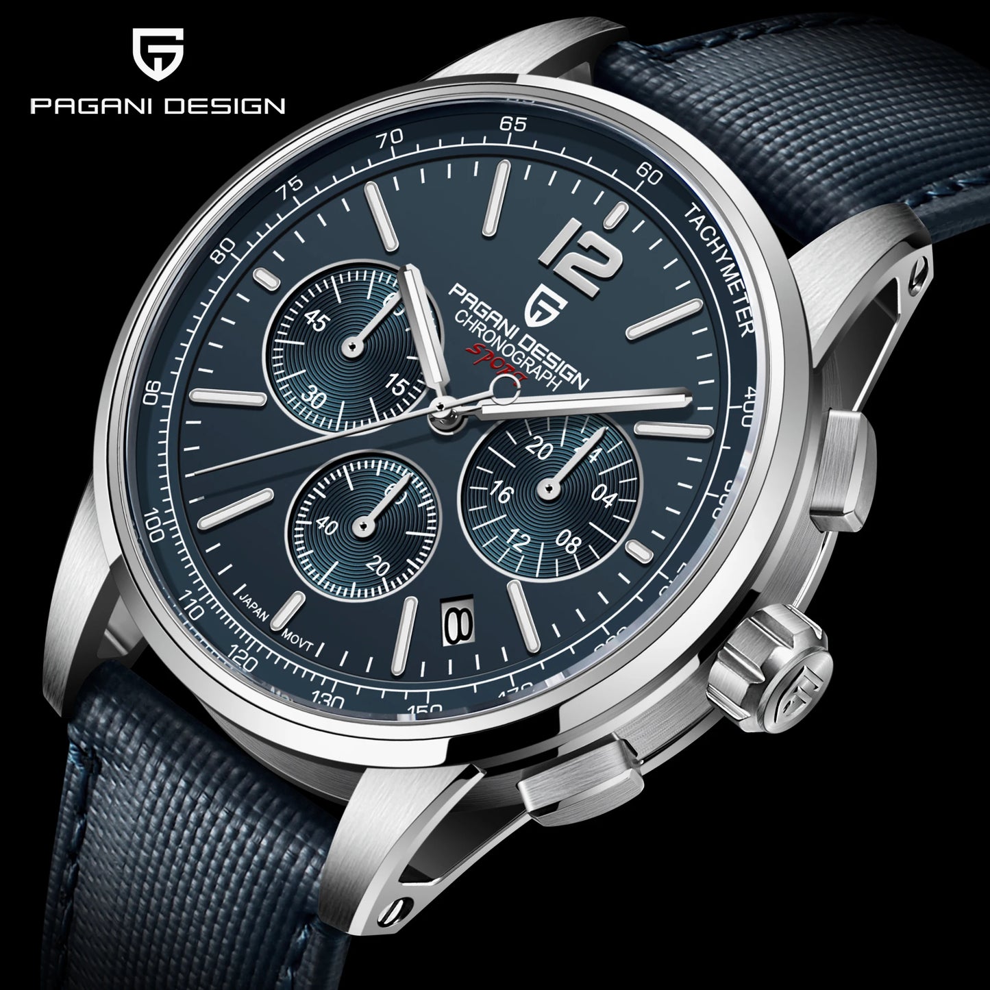 PAGANI DESIGN 2026 Nouvelles Montres Homme Luxe Mode Décontractée Quartz VK63 Étanche 100M Verre Saphir Acier Inoxydable