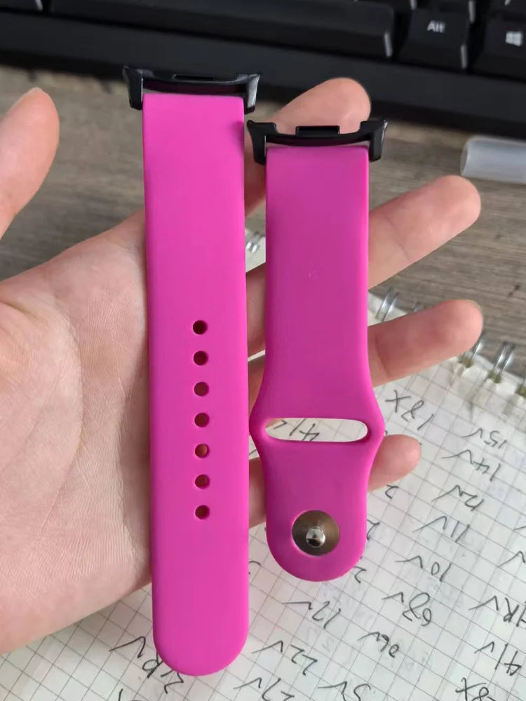 Sports Silicone Strap for Samsung Galaxy Watch 8 40mm 44mm Band No Gaps Correa Bracelet for Galaxy 8 Classic 46mm Accessories