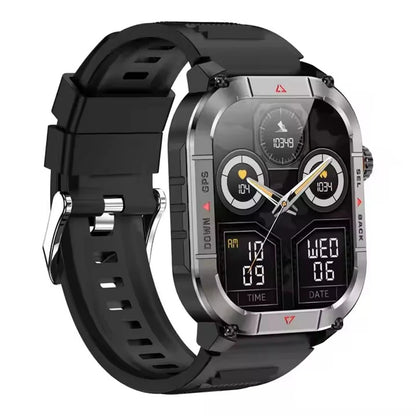 Nouvelle Montre Intelligente HK84 Homme AMOLED Extérieure GPS Positionnement Sportif Boussole Suivi de Forme Physique Appel BT Surveillance Santé Montre Connectée