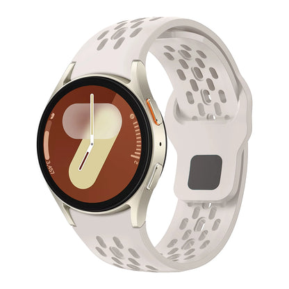 for Samsung Galaxy Watch 7 Strap 4/5/6/FE/classic/Pro 44mm 40mm wrist belt Silicone Sport correa Bracelet Galaxy Watch 7 Band