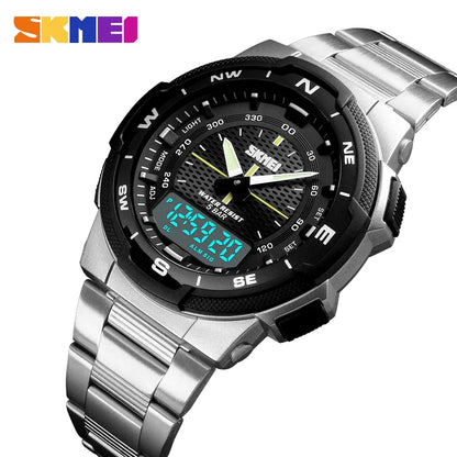 SKMEI 1370 Full Steel Business Watch Relogio Masculino