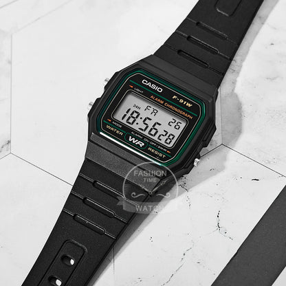 Montre Casio homme, ensemble de luxe, militaire, LED, montre numérique, sport, étanche, montres neutres