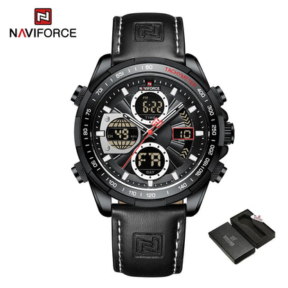 NAVIFORCE NF9197 Analog Digital Chronograph Calendar Watch