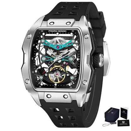 ChronoState Titan Eclipse Skeleton Automatic Luxury Watch for Men