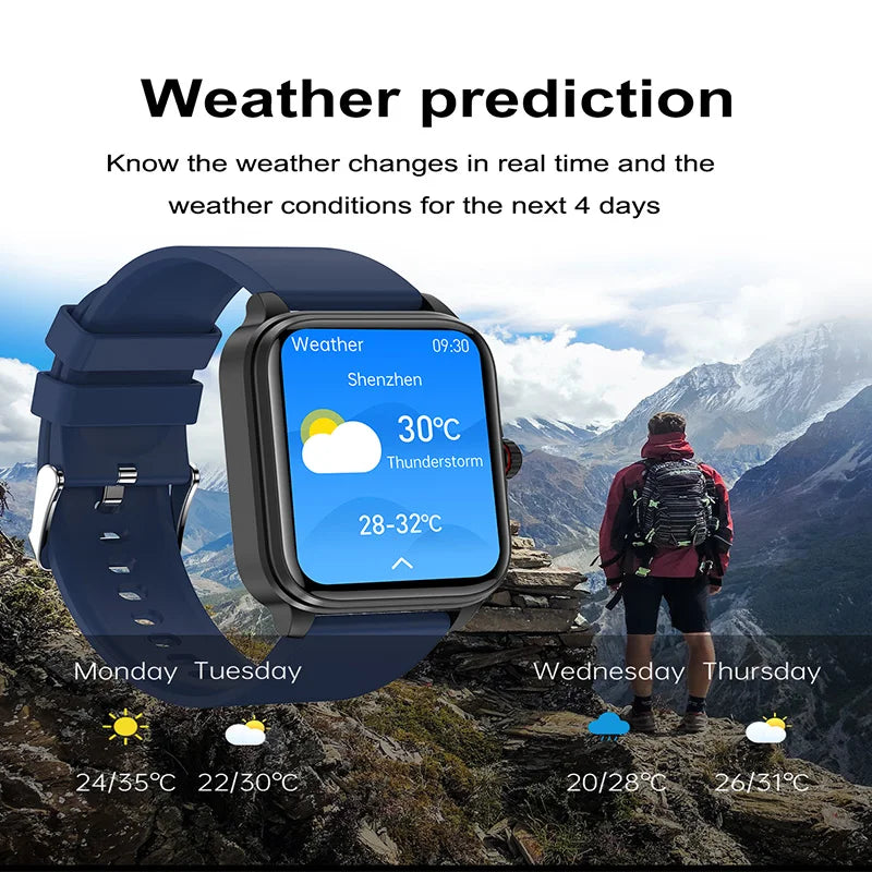 2026 Health Smart Watch Heart Rate Blood Oxygen Blood Pressure Monitoring Bluetooth Call IP67 GPS Track Tracking Smartwatches