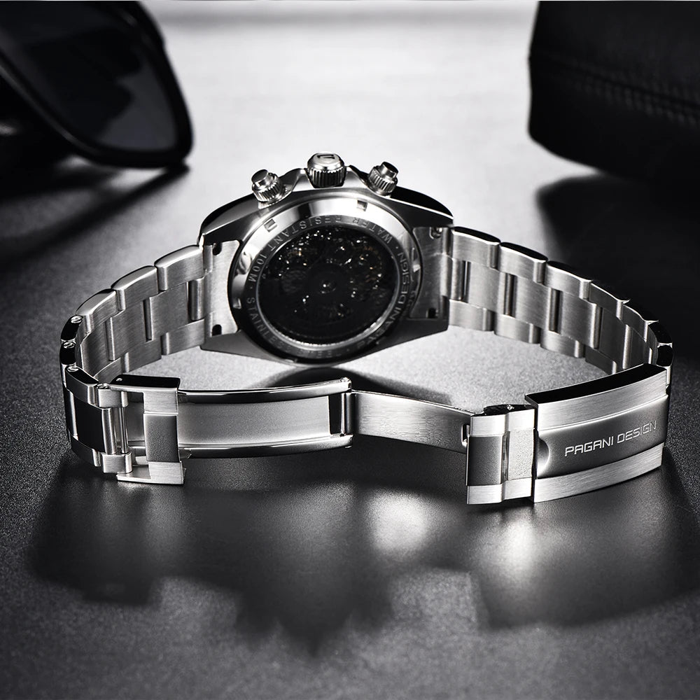 PAGANI DESIGN 2026 Nouvelle Montre Mécanique Automatique pour Homme en Acier Inoxydable Étanche 100m Montre de Luxe Décontractée pour Homme Reloj Hombre