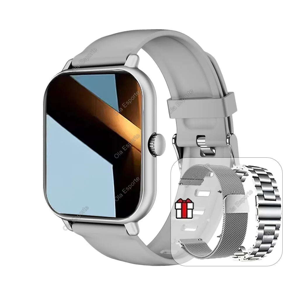 Nouvelle Montre Intelligente 2026 Android IOS Téléphone Écran Couleur 2,01 Pouces Bluetooth Répondre aux Appels Suivi de la Condition Physique Smartwatch Femmes Hommes
