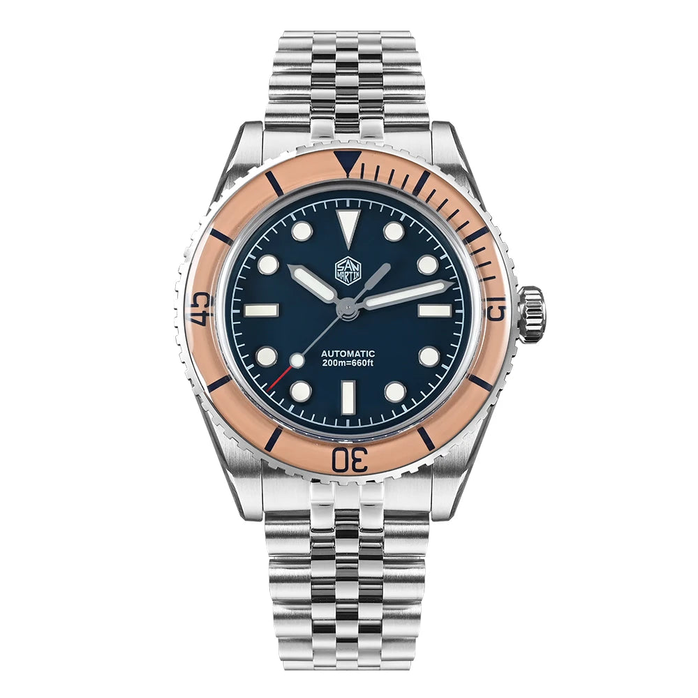 San Martin SN0133G Automatic Mechanical Sapphire Watch
