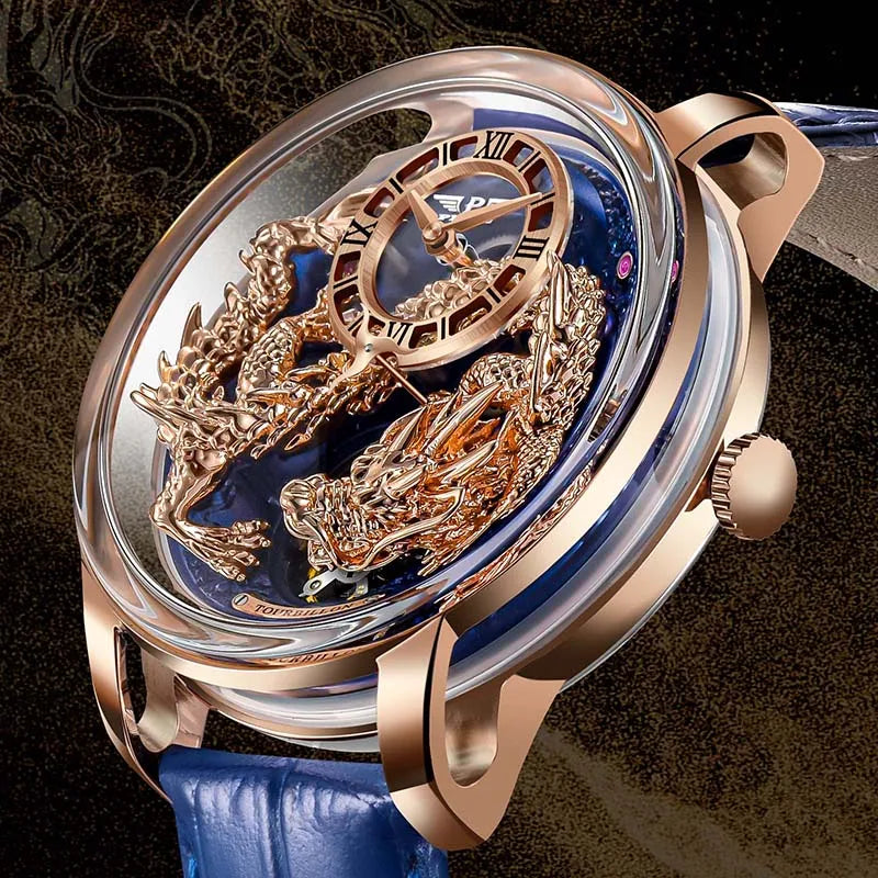 PINDU P6632 Développe des montres mécaniques automatiques pour hommes