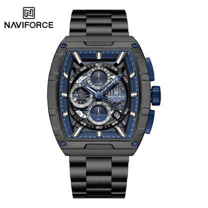 NAVIFORCE – Montre-bracelet à quartz de luxe pour hommes, marque supérieure, étanche, chronographe, 2025, date automatique