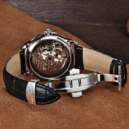 ChronoState Titan Hollow Skeleton Luxury Sports Watch for Men